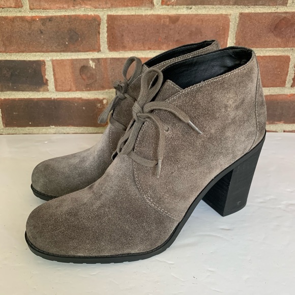 Franco Sarto Nashville grey leather ankle booties - Picture 4 of 8